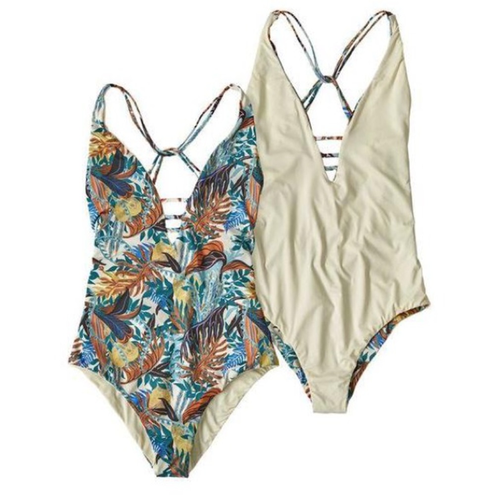 Patagonia Reversible One-Piece Tropical Swimsuit - Picture 3 of 8